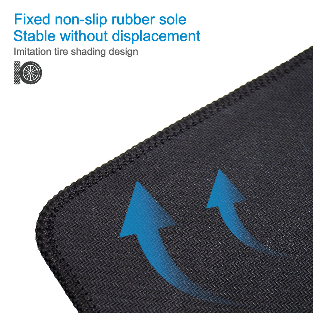 Small Gaming Mouse Pad Stitched Edge Non-Slip Washable