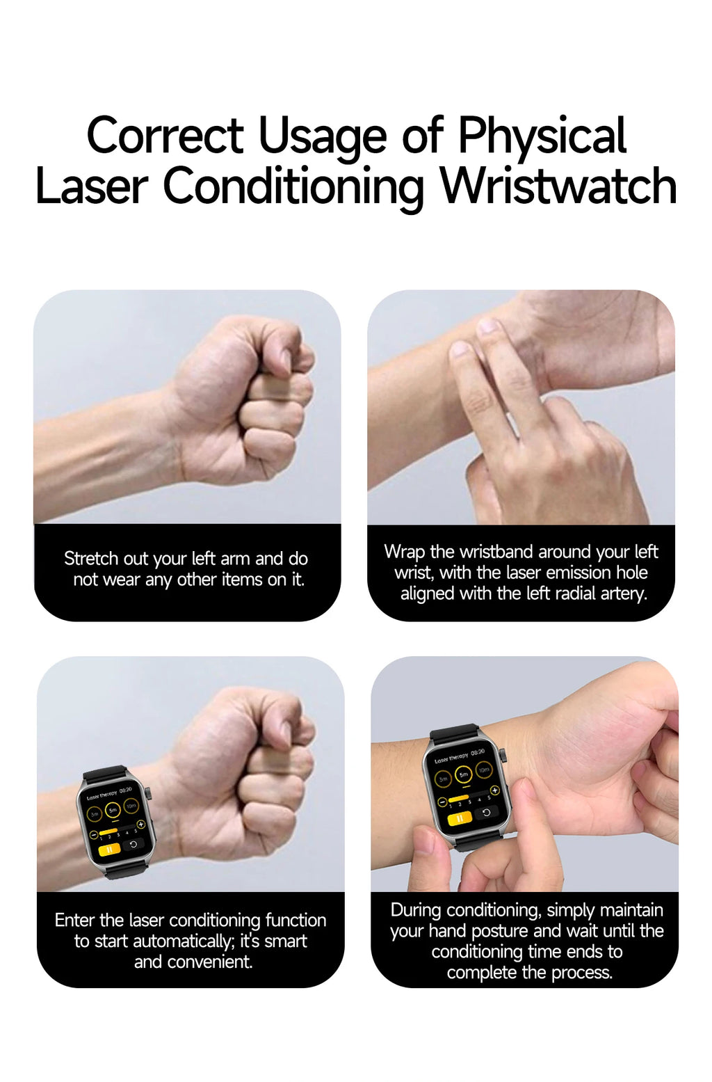 Non-Invasive Laser Health Smart Watch