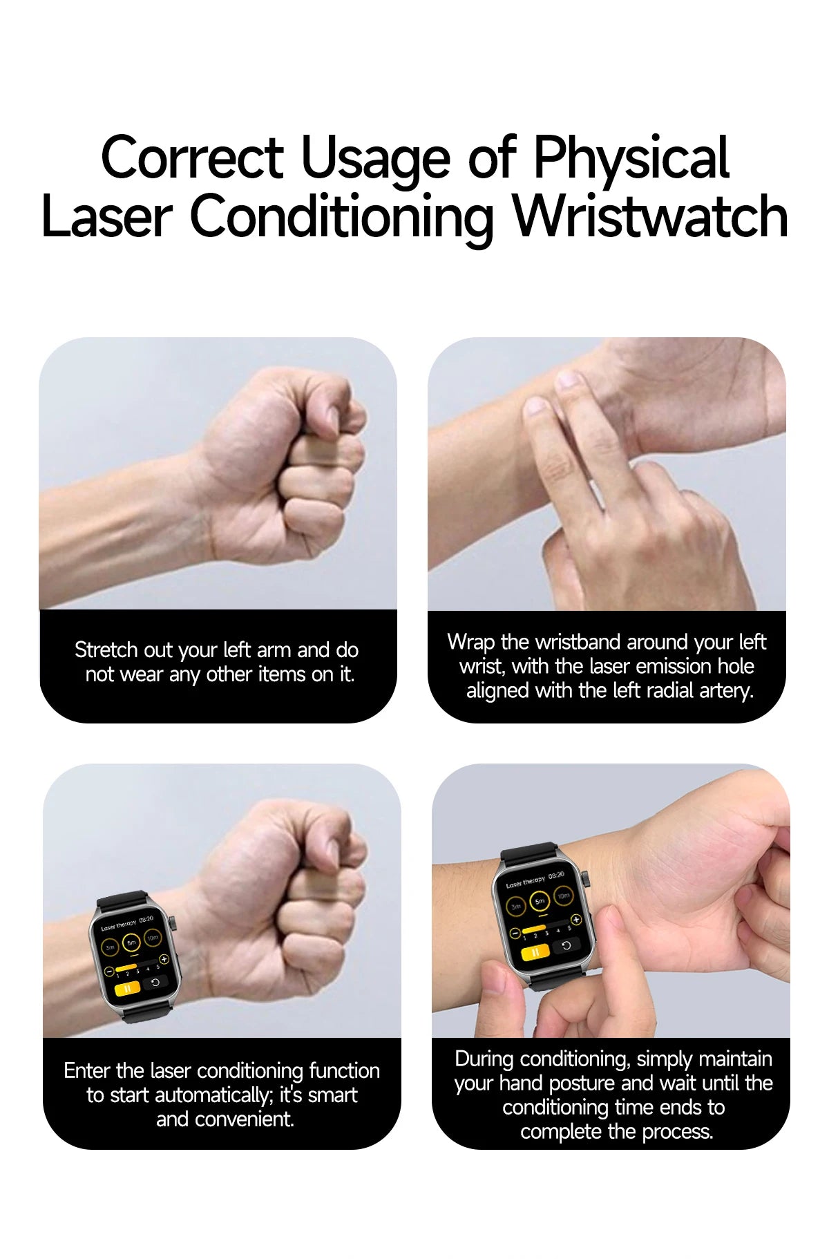 Non-Invasive Laser Health Smart Watch