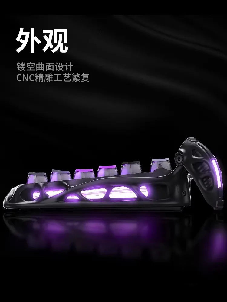 GravaStar K1 Breaking Cocoon Mechanical Keyboards Long Battery Life Custom Wireless Tri-Mode Gaming Keyboard PC Accessories Gift