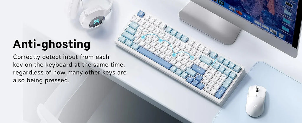 MCHOSE G98 V2 Tri-Mode Wireless Mechanical Gaming Keyboard