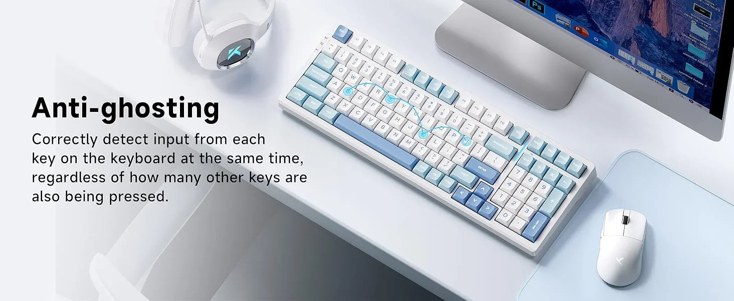 MCHOSE G98 V2 Tri-Mode Wireless Mechanical Gaming Keyboard