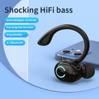 HiFi Bass Ear-Hook Earbuds Noise Cancelling Waterproof