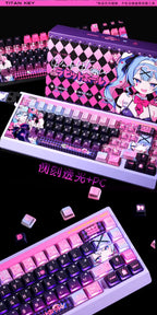 Rabbit Hole Anime PBT Keycaps