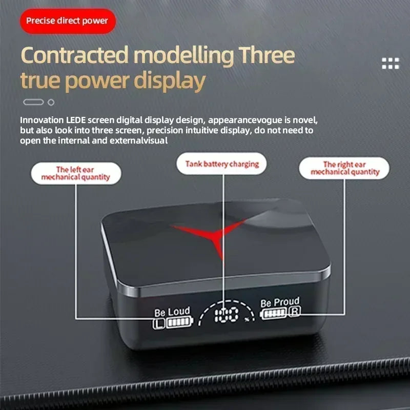 M90 TWS Wireless Earbuds HiFi Stereo Gaming Headset