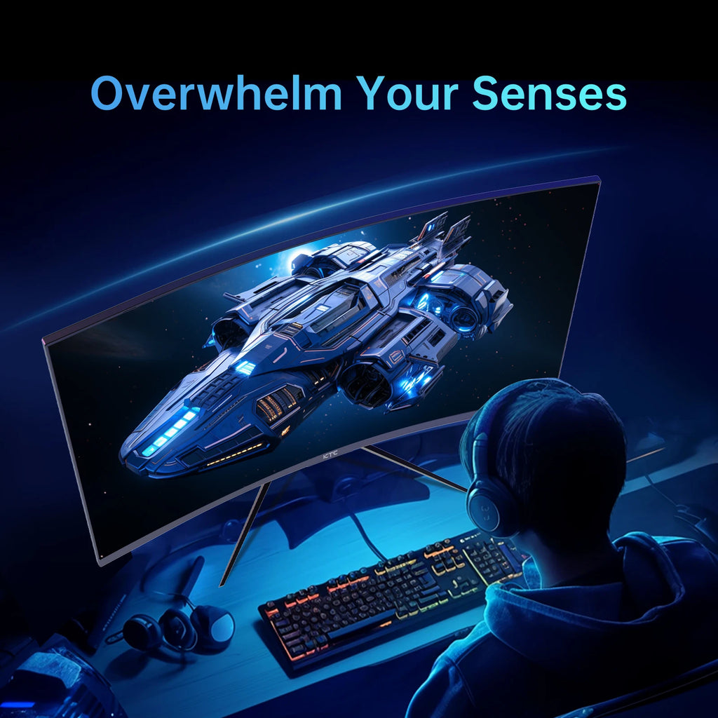 KTC 32" Curved 240Hz 1080P Gaming Monitor G-Sync HDR10