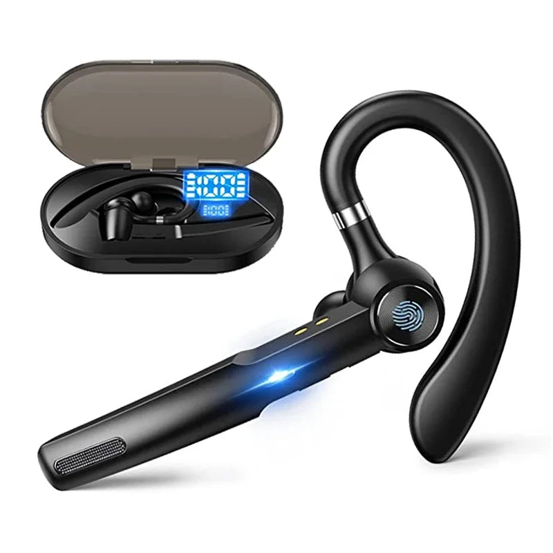 Wireless Bluetooth Headset Noise Cancelling Handsfree Business
