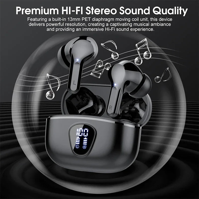 Wireless Earbuds Bluetooth 5.3 ENC Noise Cancelling 48H IP7