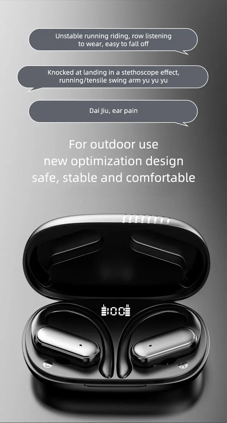A520 Wireless Bluetooth Headset HD Stereo Touch Control