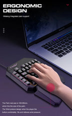 5-in-1 RGB Gaming Keyboard & Mouse Combo with Controller