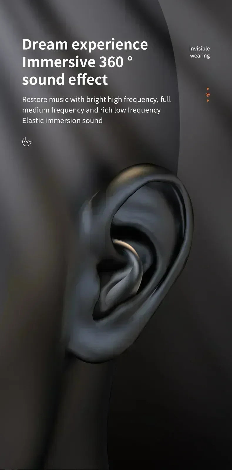 TWS Earphones Noise Reduction Sport Sleep Bluetooth