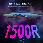 KTC H27S5C 27" Curved QHD 144Hz Gaming Monitor