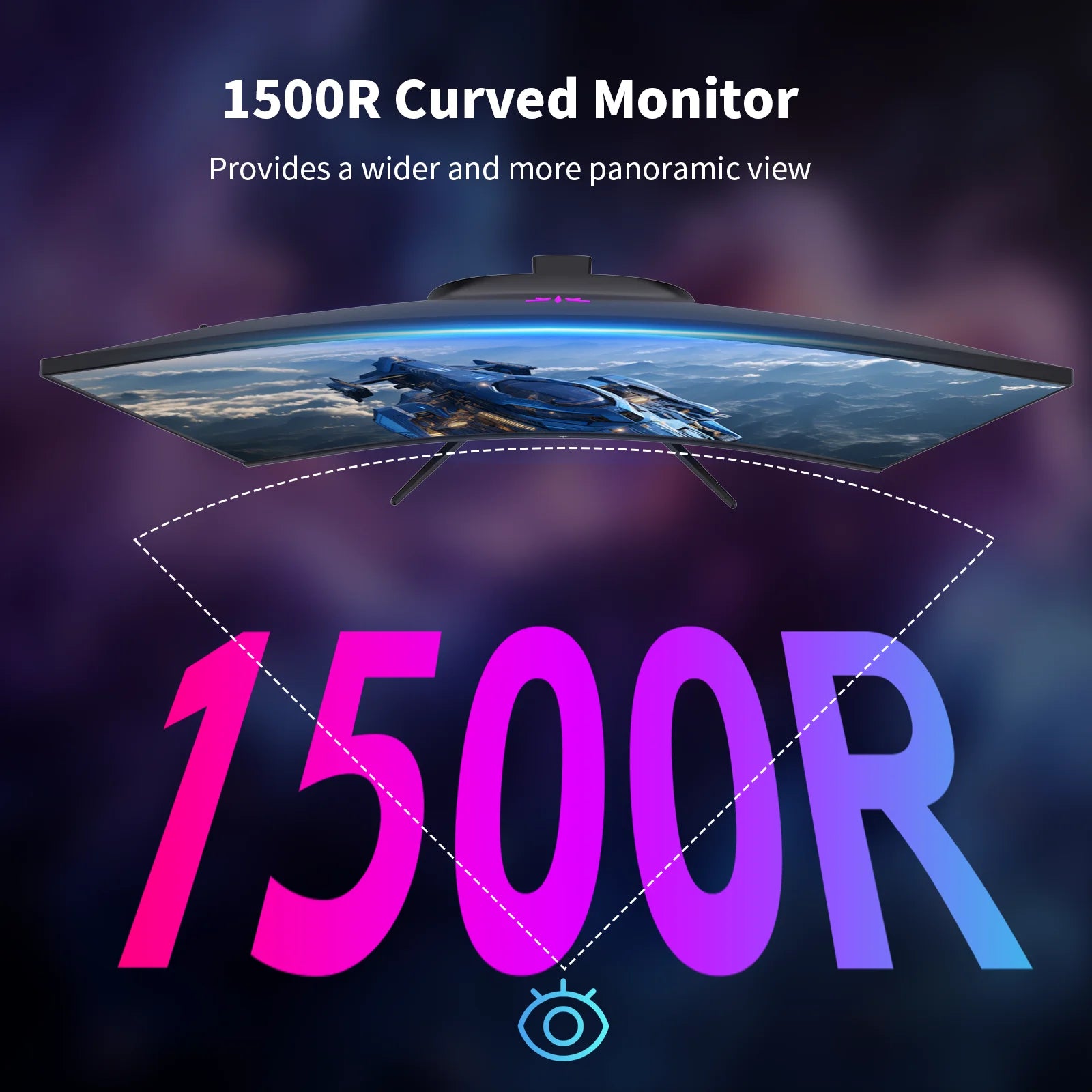 KTC H27S5C 27" Curved QHD 144Hz Gaming Monitor