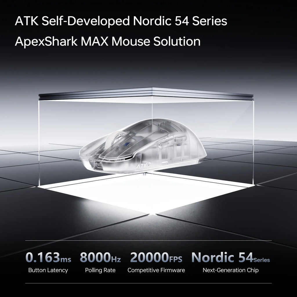 ATK Blazing Sky ZERO Ultralight Gaming Mouse 39g PAW3950 8KHz