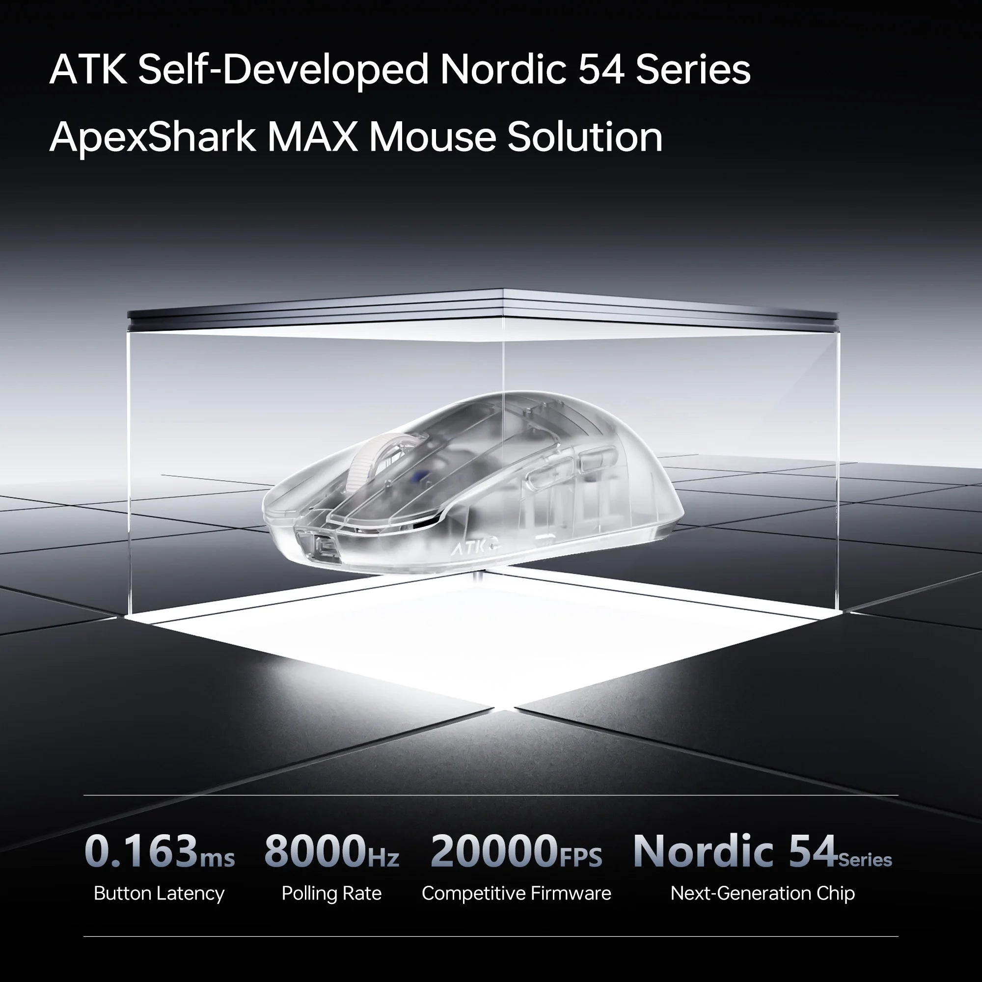ATK Blazing Sky ZERO Ultralight Gaming Mouse 39g PAW3950 8KHz