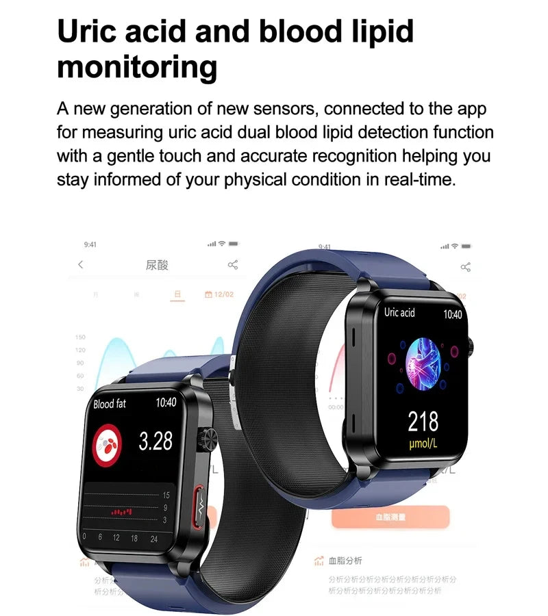 Air Pump Blood Pressure Smart Watch 2026
