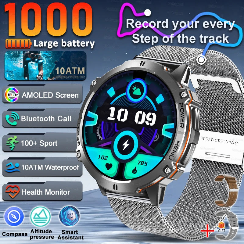 Large Battery Outdoor Smart Watch