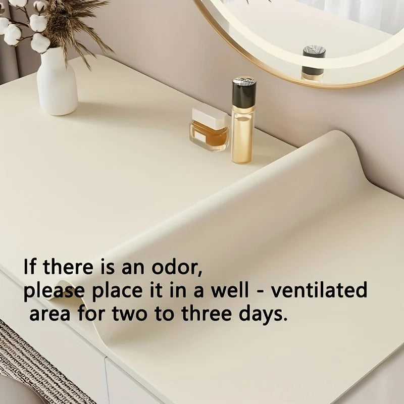 Faux Leather Mouse Pad Non-Slip Waterproof Desk Mat