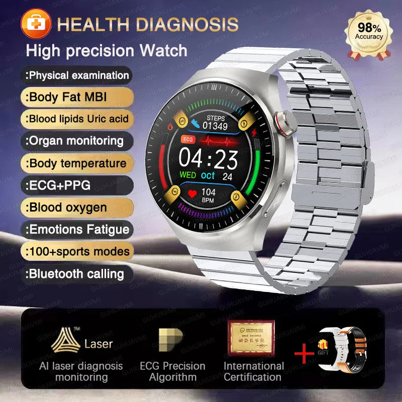 ECG Uric Acid Health Smart Watch