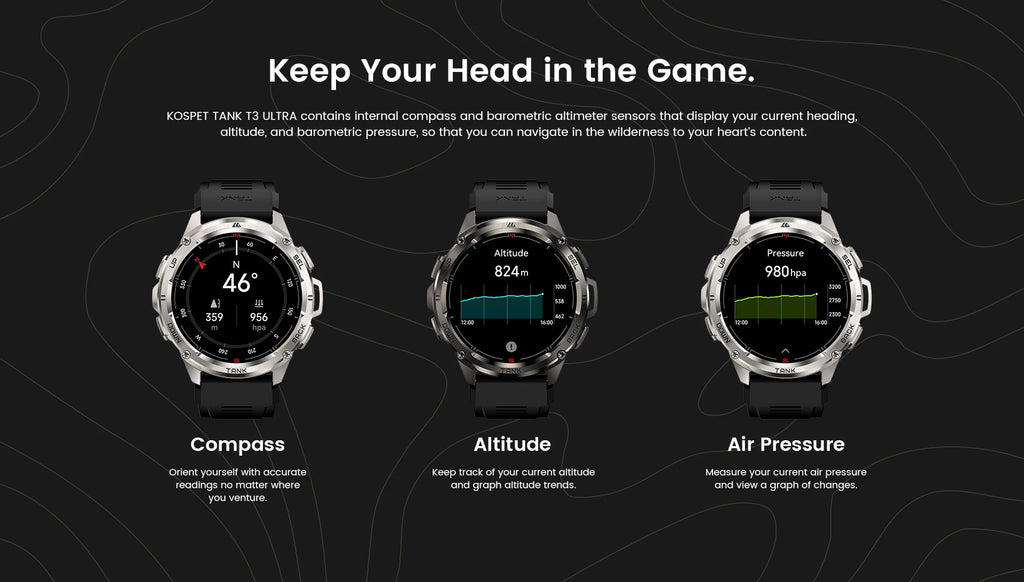 Rugged GPS Smart Watch – AMOLED