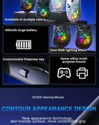 AULA SC620 Wireless Gaming Mouse 12000 DPI RGB