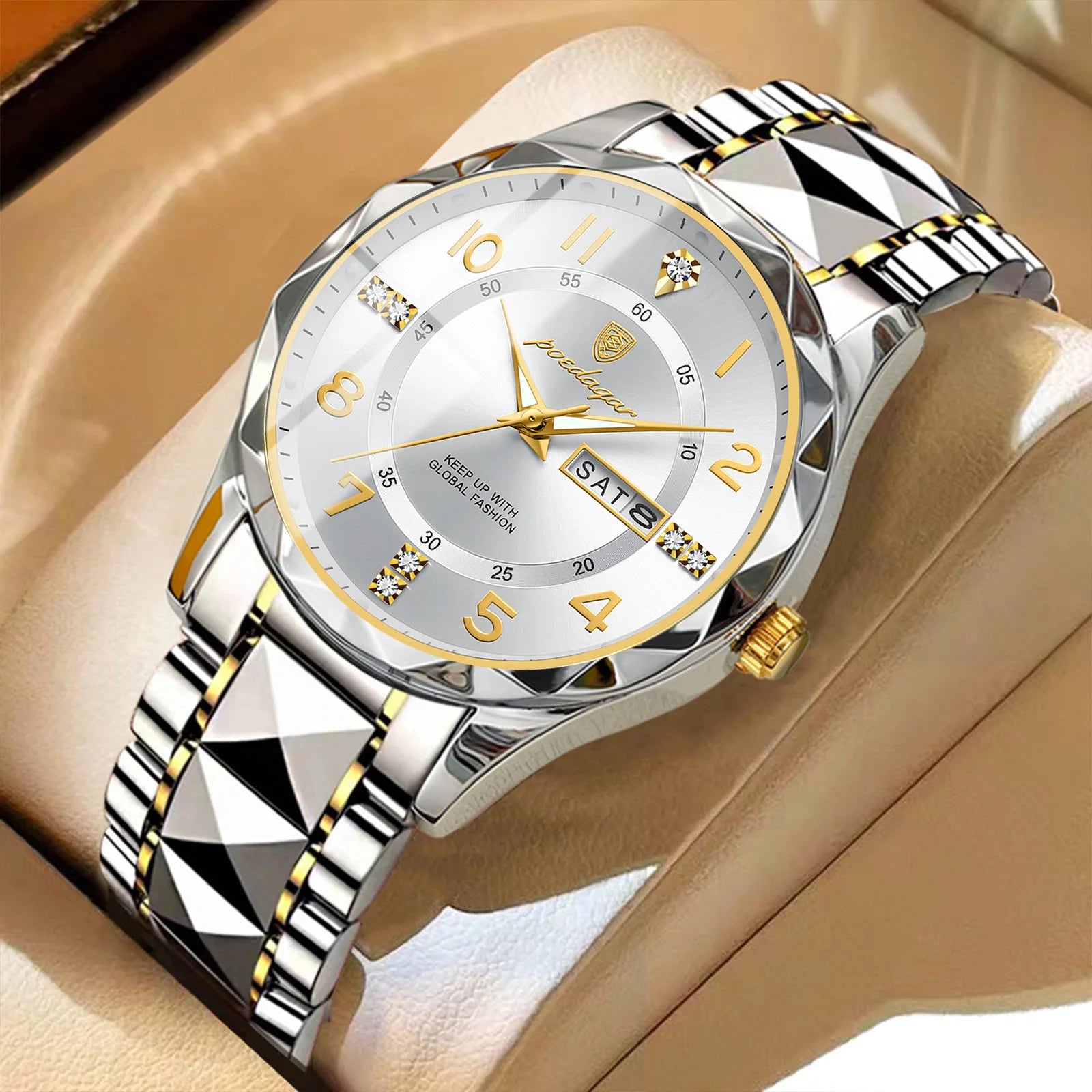 POEDAGAR 858 Men's Business Quartz Watch