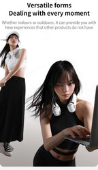 Rotor Bladeless Neck Fan – USB Rechargeable Turbo Cooling Fan