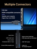 14" 4K OLED Portable Touchscreen Monitor with Stylus