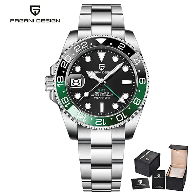PAGANI DESIGN PD-1662 Men's GMT Automatic Watch