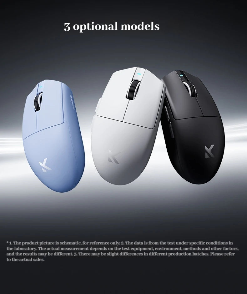 MCHOSE G3 V2 Pro Gaming Mouse Wireless Tri-mode PAW3395 800mAh Charging Lightweight Ergonomics Esports Mouse PC Office Accessori