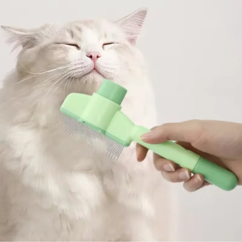 Self-Cleaning Pet Brush – Dog & Cat Grooming Comb