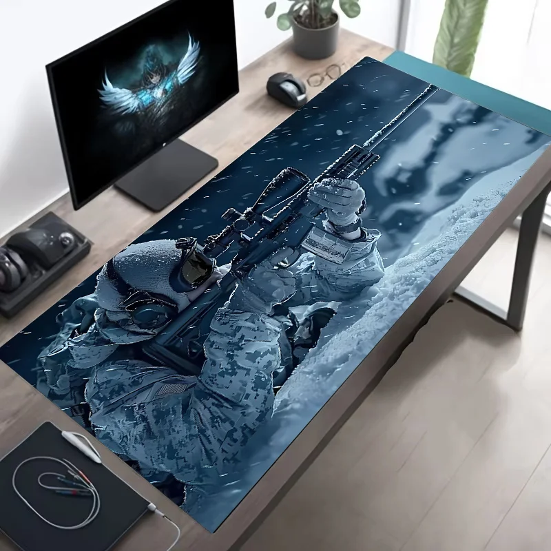 XXL Tactical Gaming Mouse Pad Non-Slip Stitched Edges