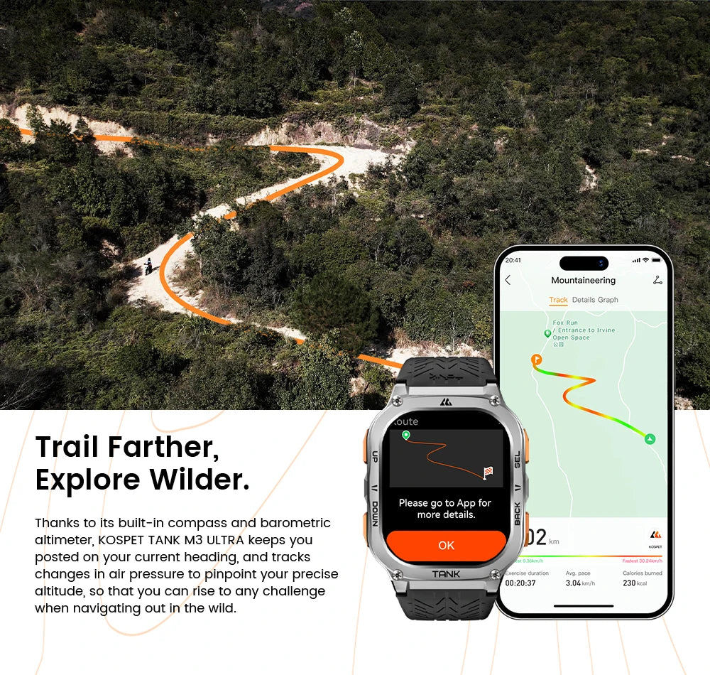 Stainless Steel GPS Smart Watch