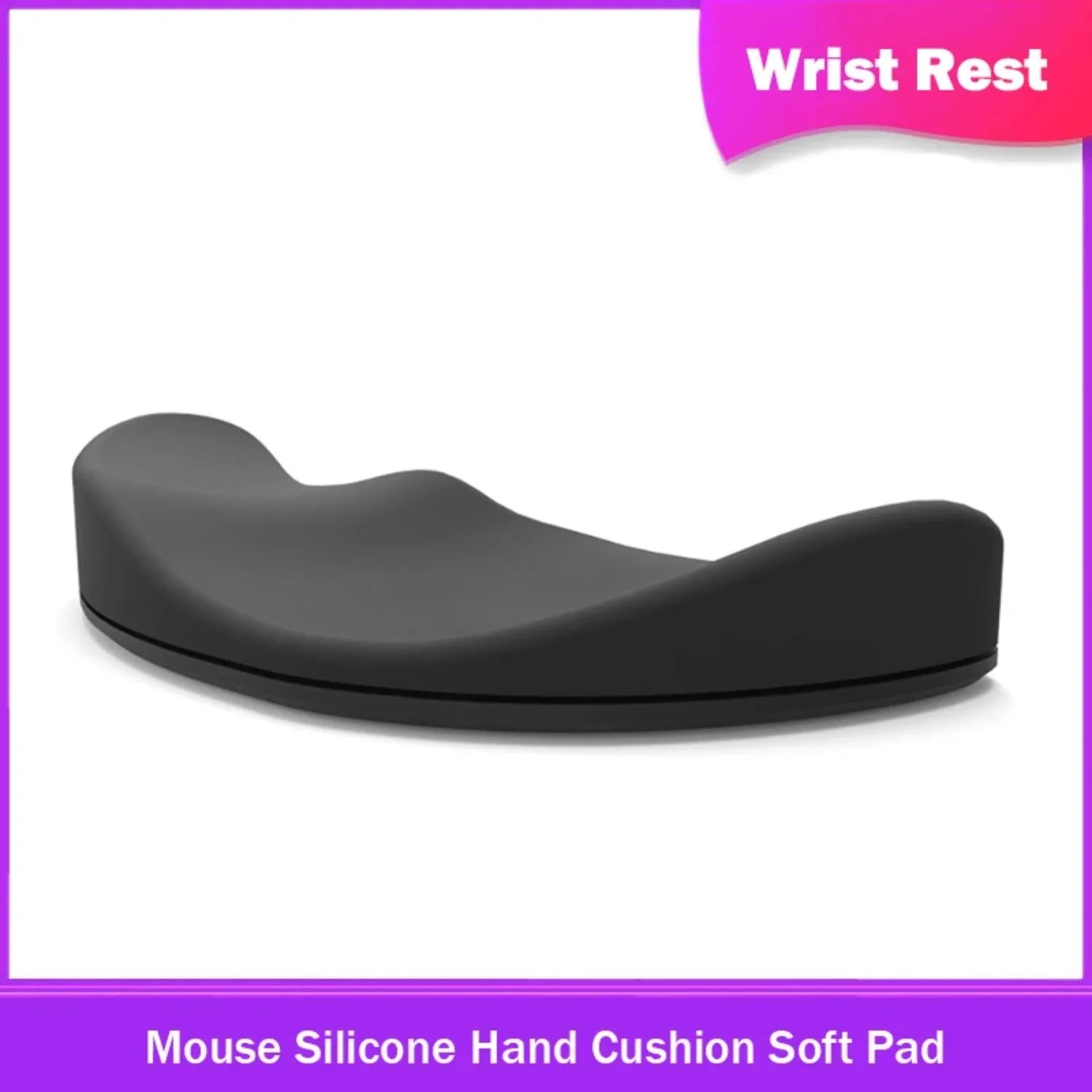 Silicone Mouse Wrist Rest – Ergonomic Palm Support