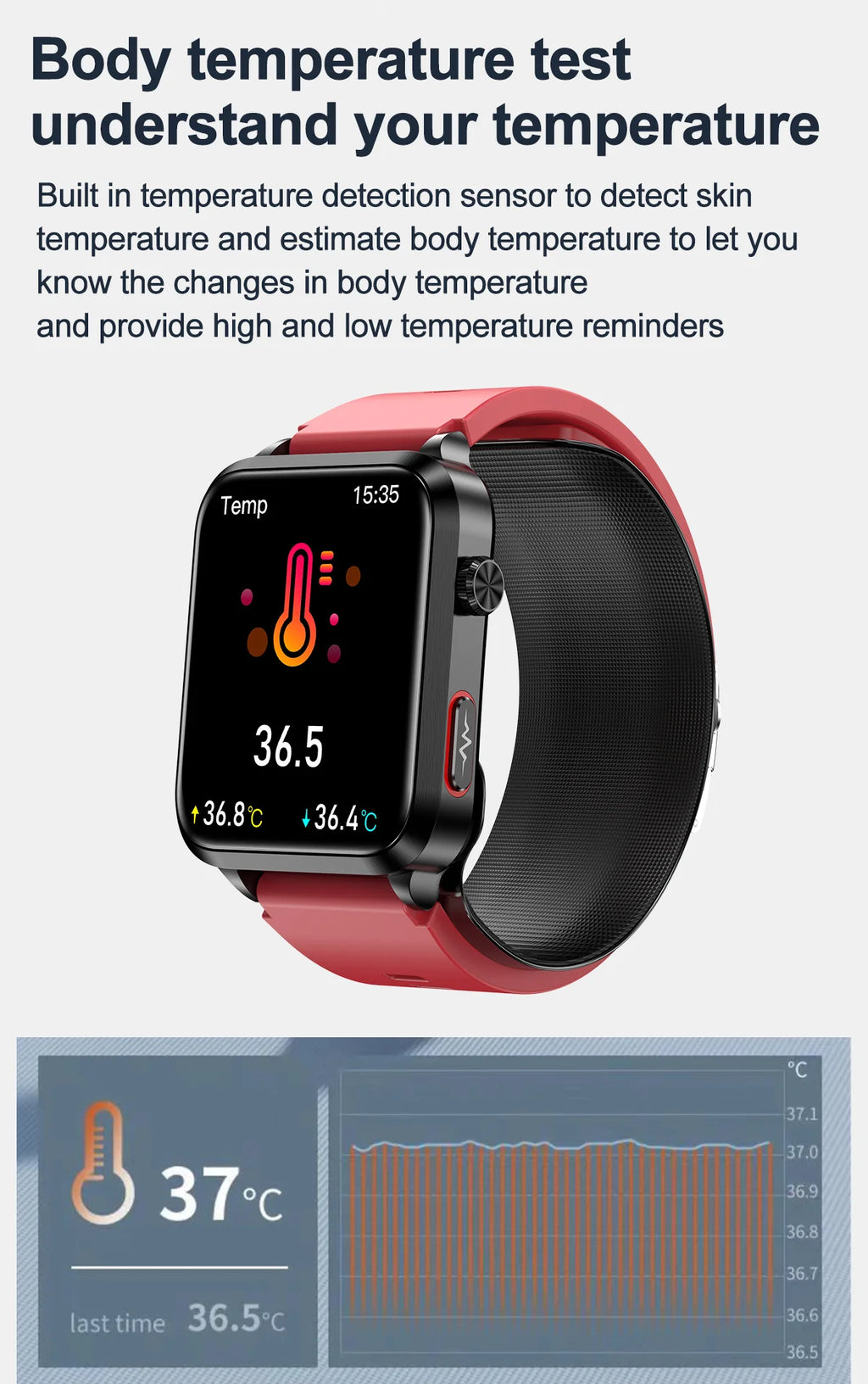 Air Pump Blood Pressure Smart Watch 2026