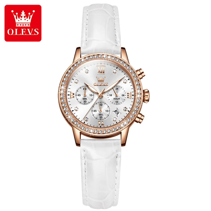 OLEVS 9933 Women's Diamond Quartz Watch