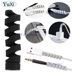 Silicone Spiral Cable Protector Set