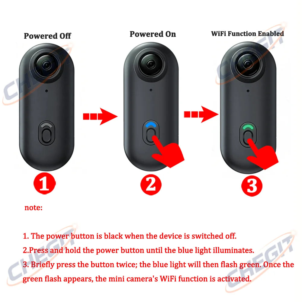 4K Mini WiFi Action Camera – Motorcycle, Bicycle & Body Cam
