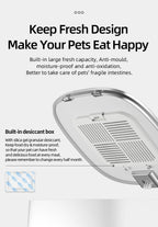 ROJECO WiFi Smart Double Cat Feeder