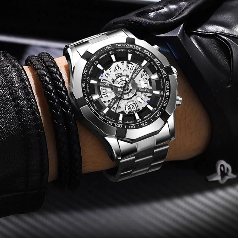 BINBOND S033 Men's Business Quartz Watch
