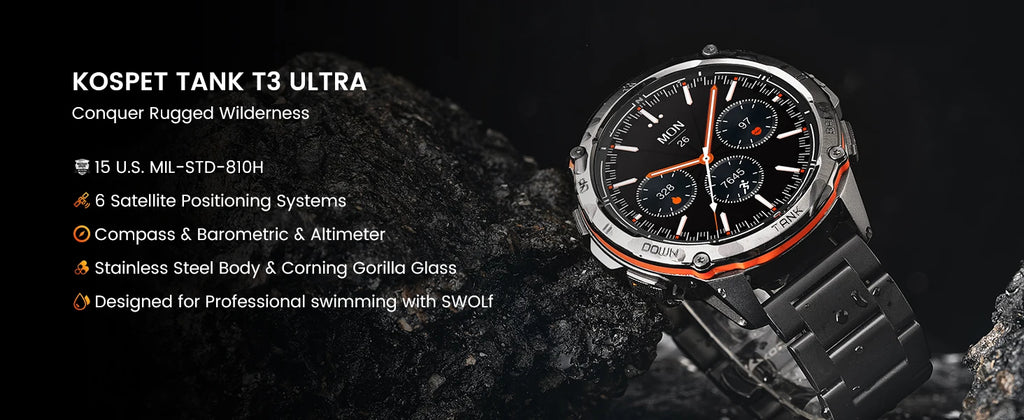 Rugged GPS Smart Watch – AMOLED