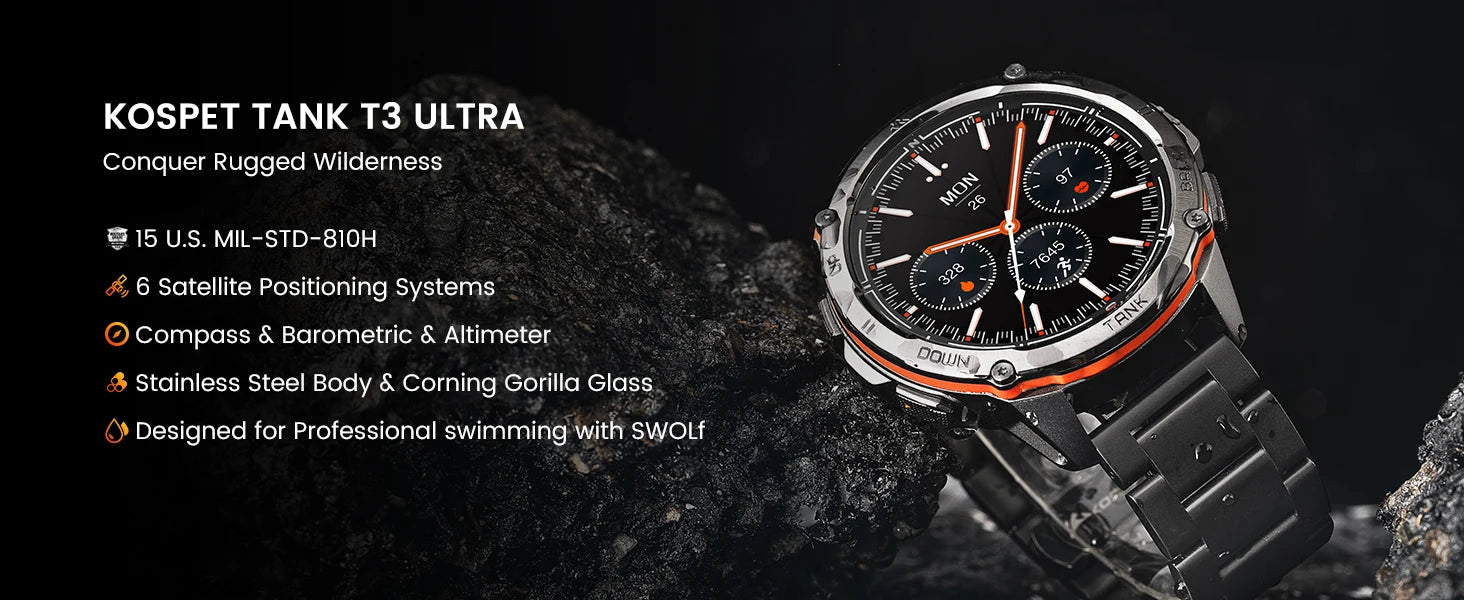 Rugged GPS Smart Watch – AMOLED