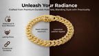 Gold Cuban Chain Dog Collar