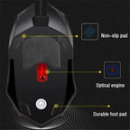 USB RGB Wired Gaming Mouse 1600 DPI Ergonomic Backlit