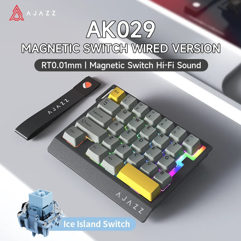 AK029 RGB Gaming Keyboard 29-Key Hot-Swap