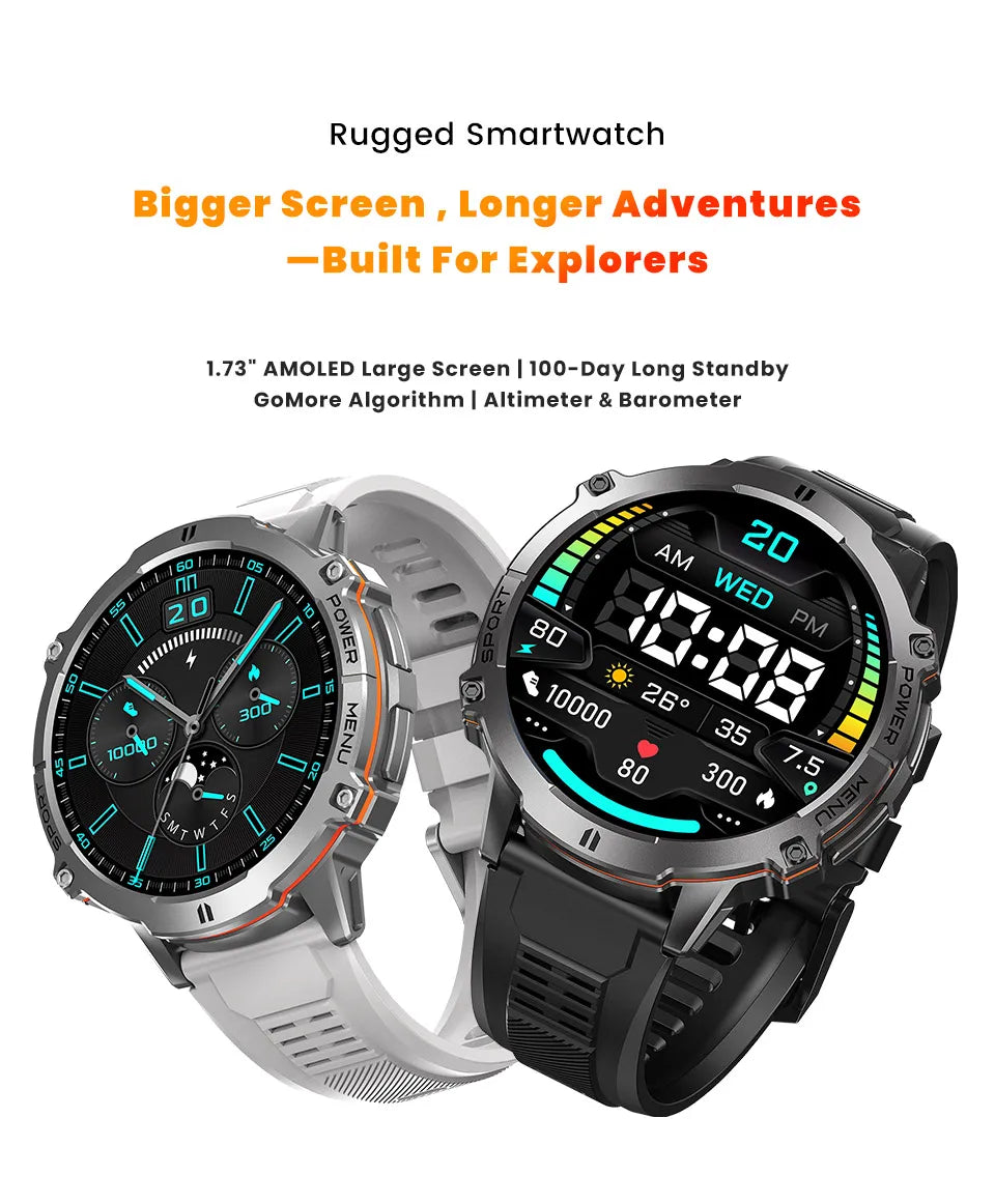 Military GPS Smart Watch – 10ATM
