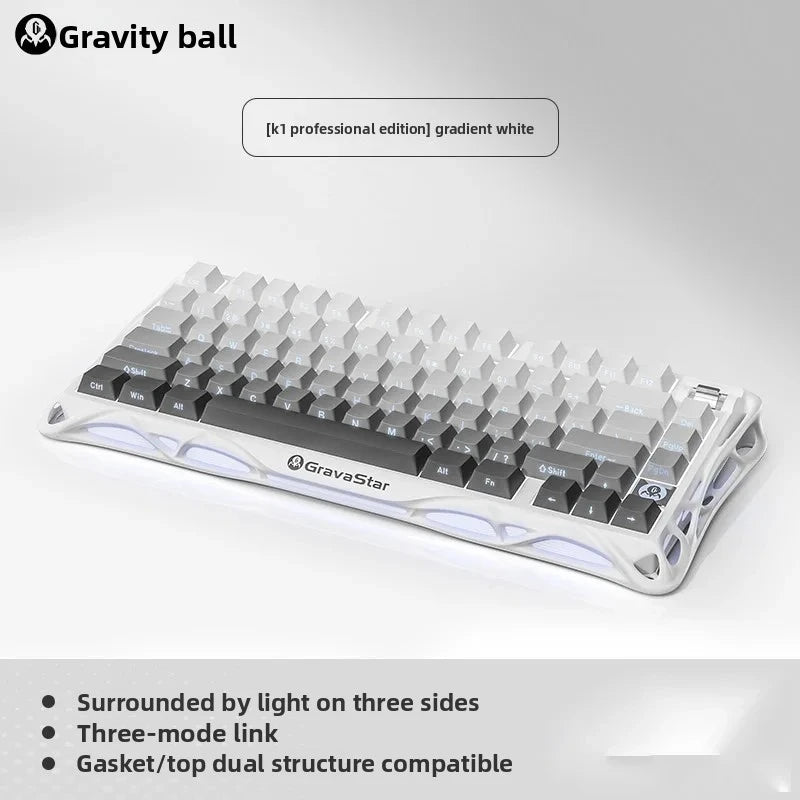 GravaStar K1 Lite Tri-Mode Gasket Mechanical Gaming Keyboard