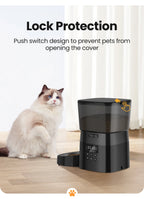 ROJECO Automatic Pet Feeder – Button Version