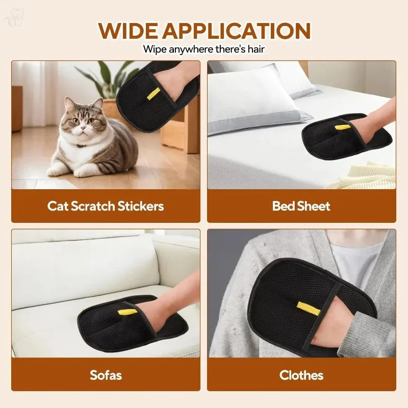 Portable Pet Hair Remover Gloves