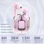 TWS Earphones Noise Cancelling HiFi Transparent Charging Case